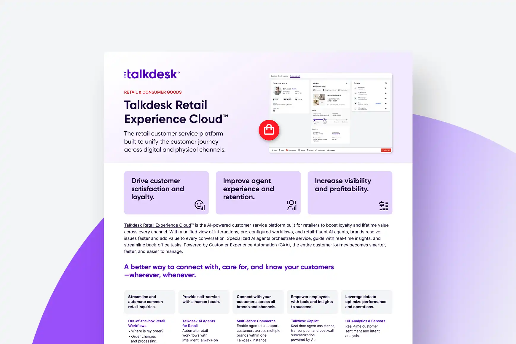 Talkdesk Retail Experience Cloud
