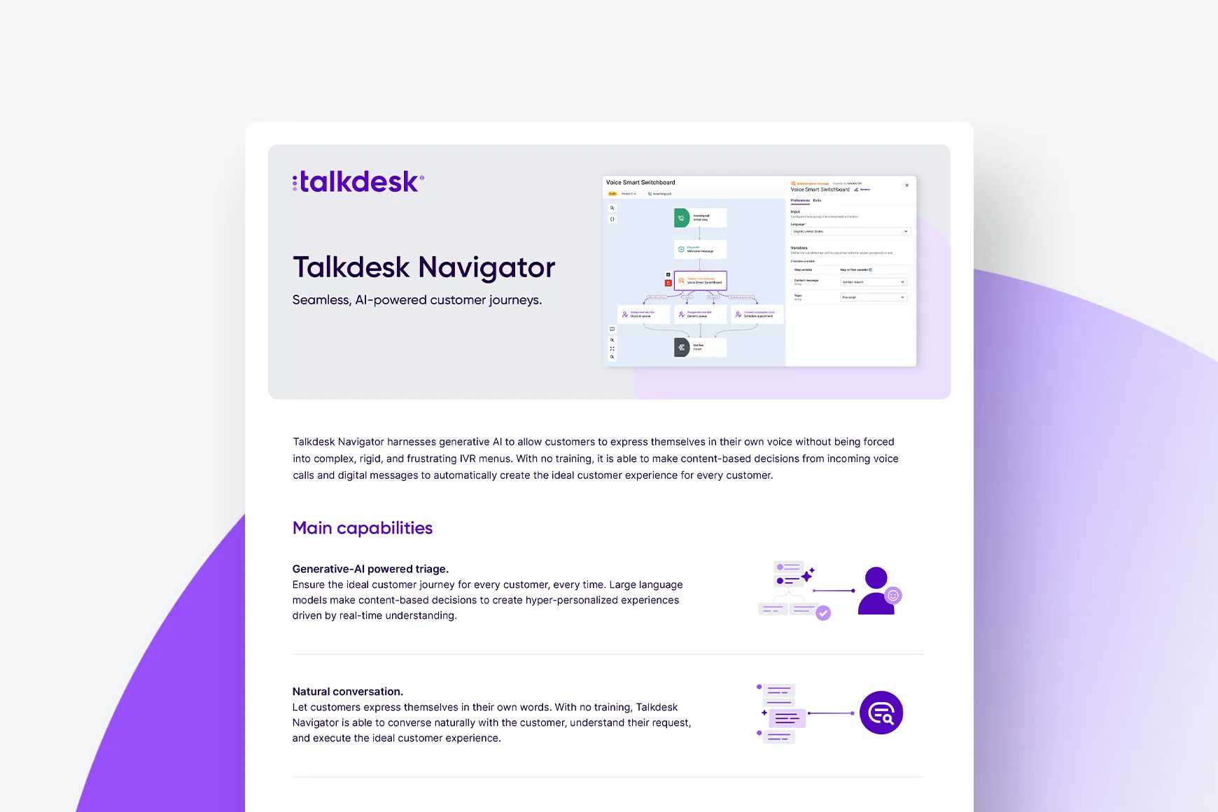 Talkdesk Navigator