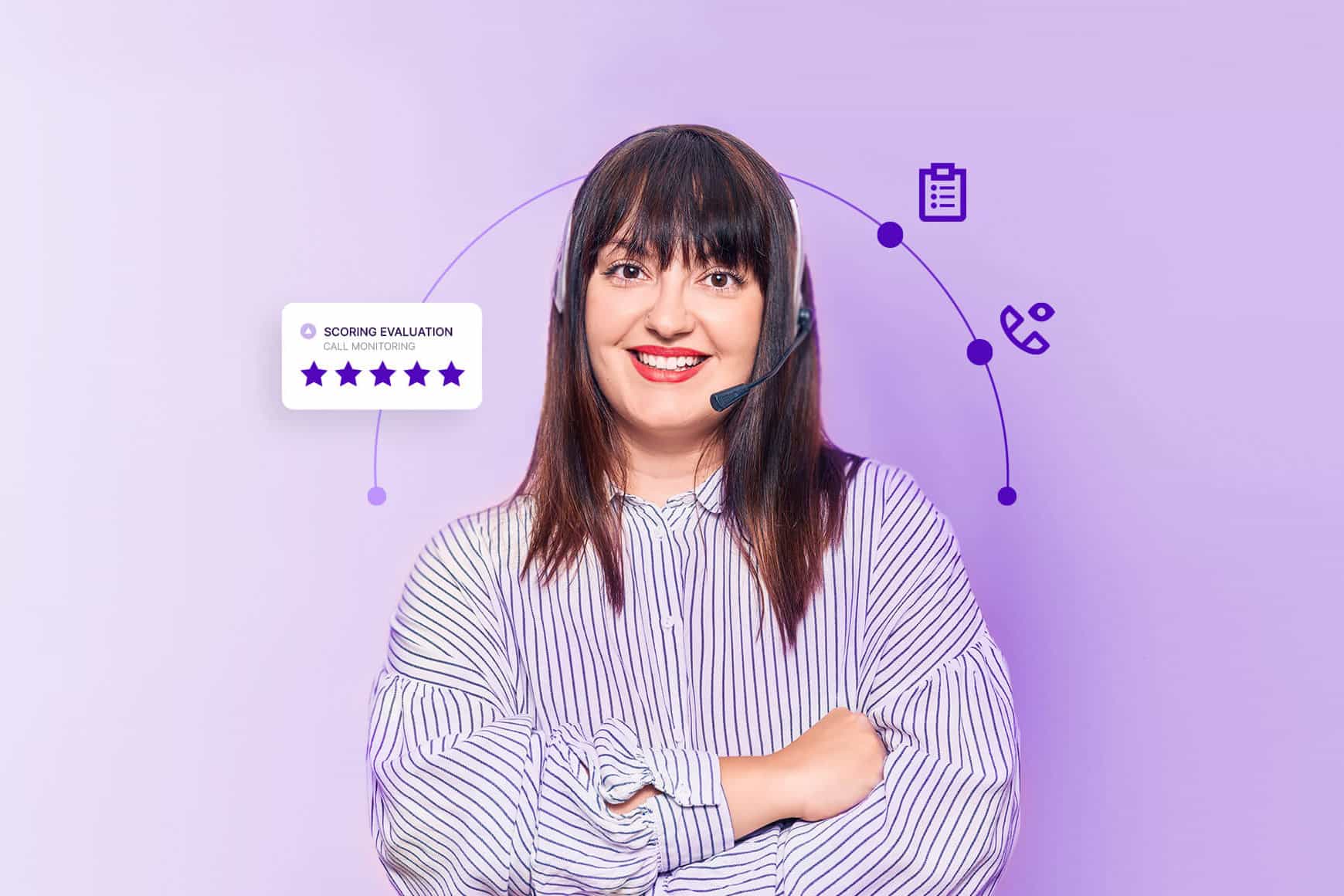 Improve customer experience with call center scoring evaluation forms