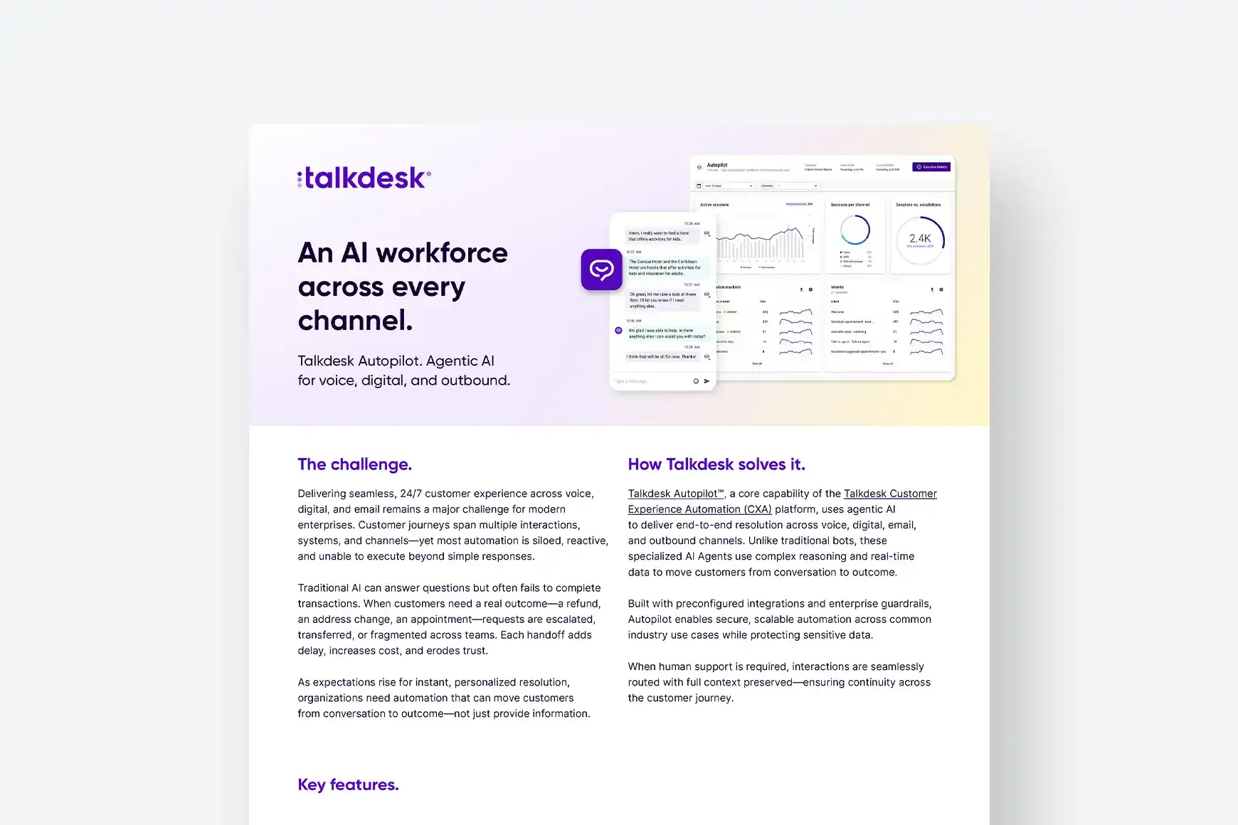 Talkdesk Autopilot