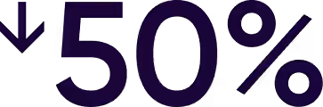 50%