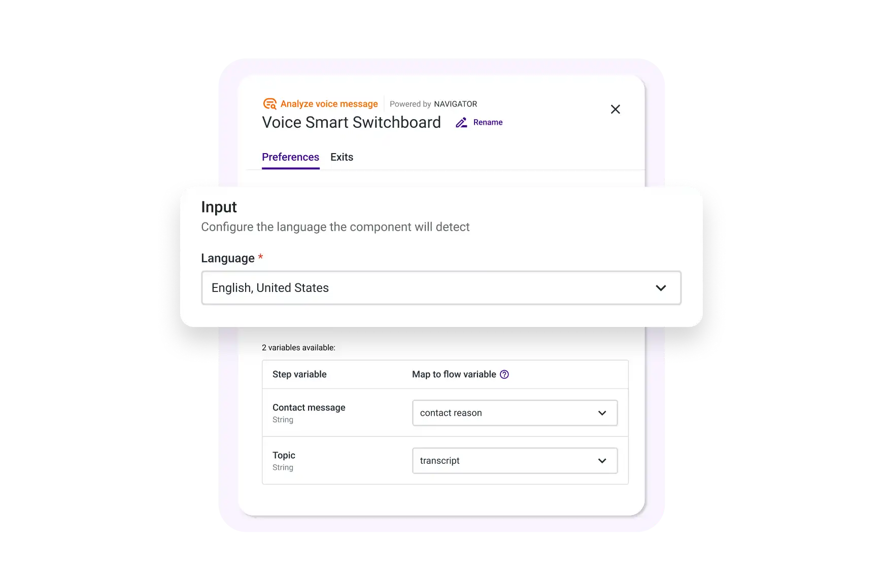 Navigator Voice Multi Language