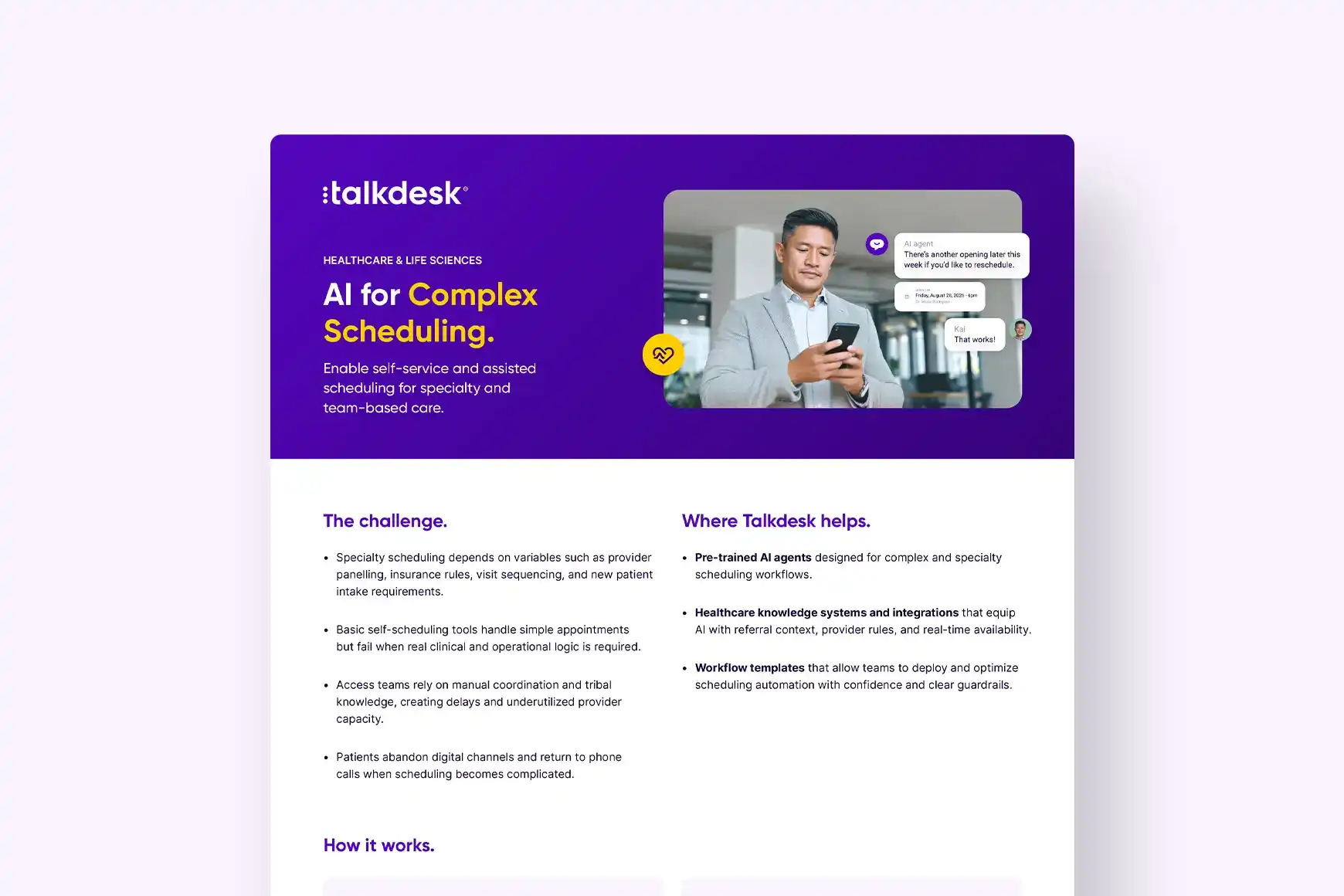 IA para entornos de programación de citas complejos