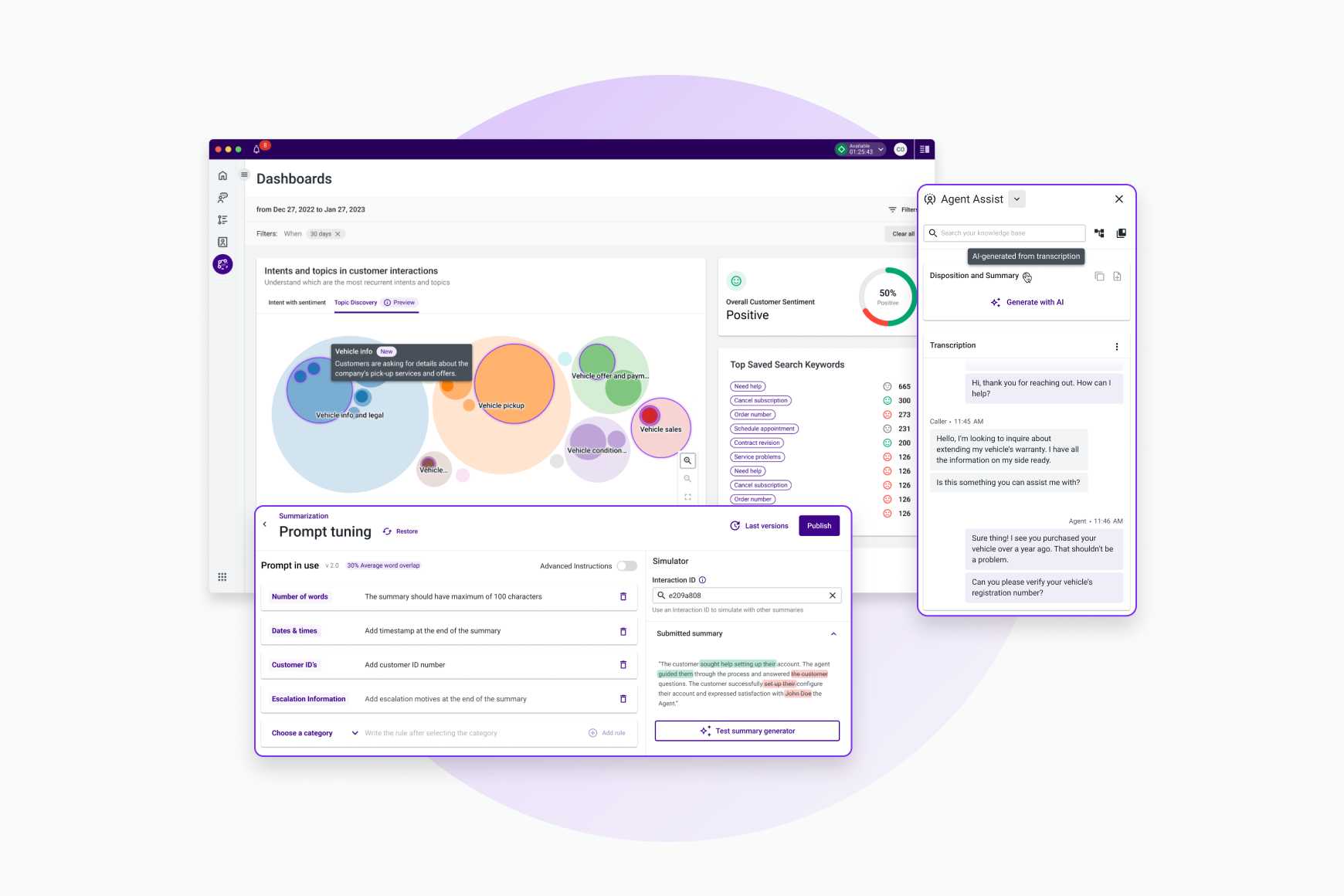 La plateforme de centre de contact alimentée par l'IA agentive