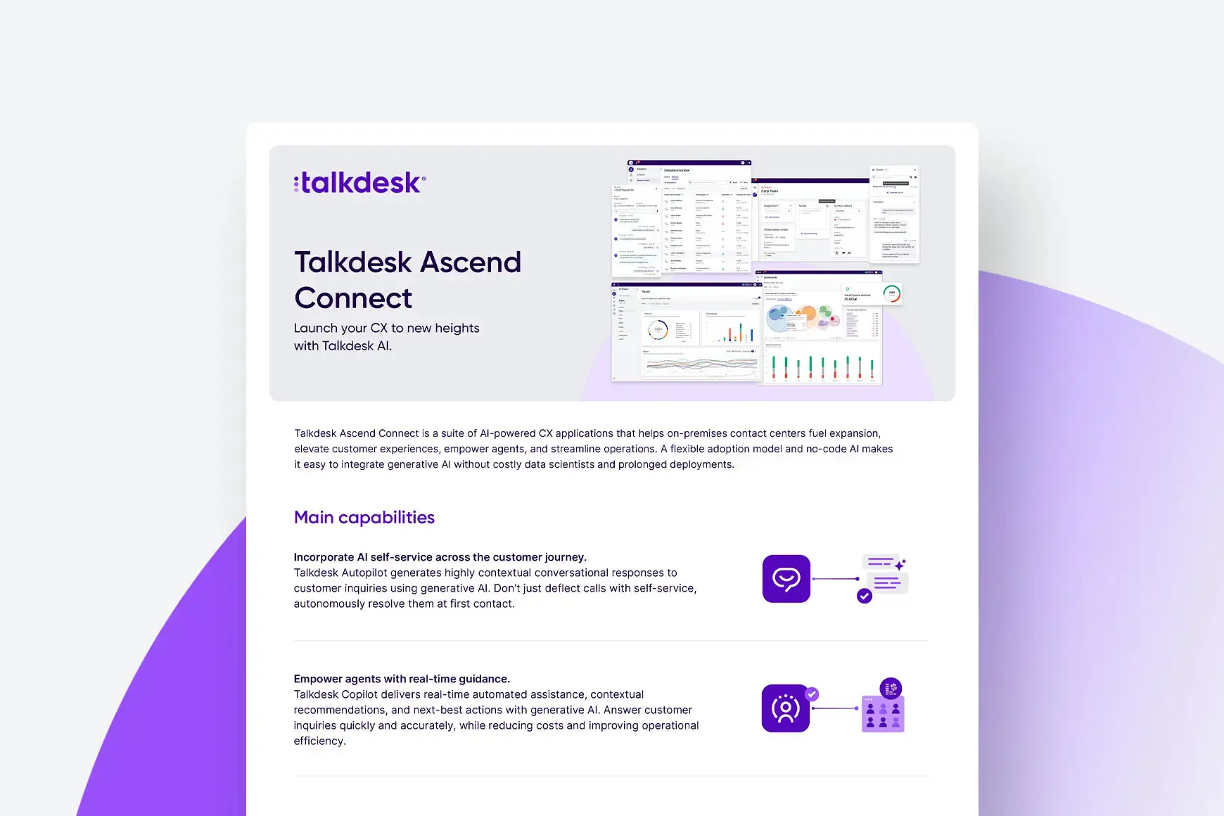 Talkdesk Ascend Connect