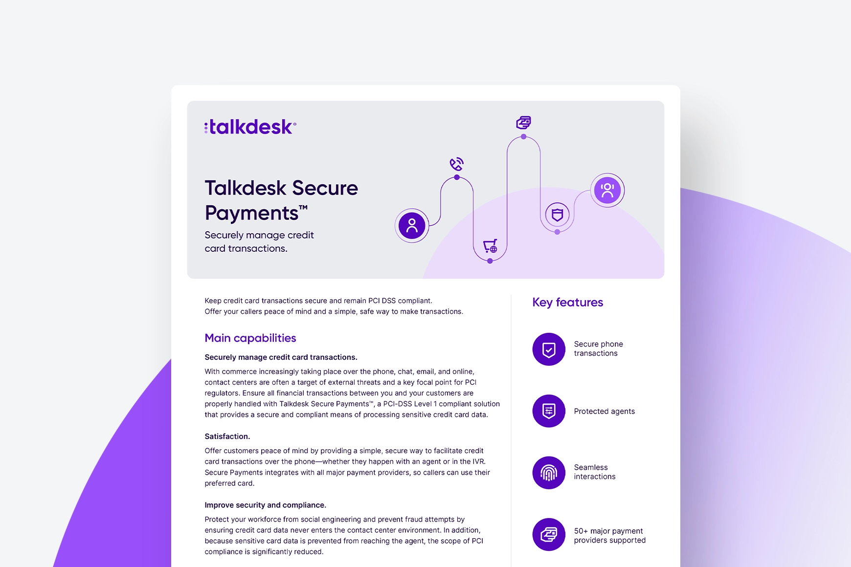 Talkdesk Secure Payments