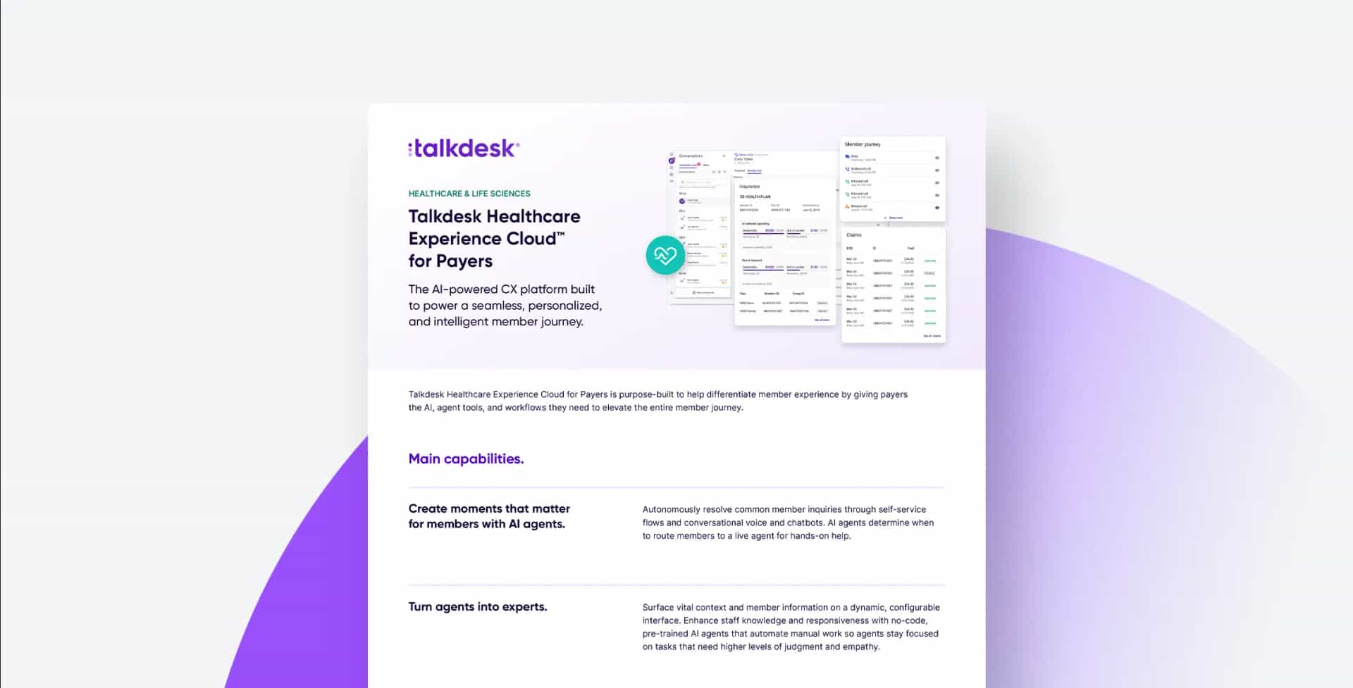 Healthcare Experience Cloud Payers
